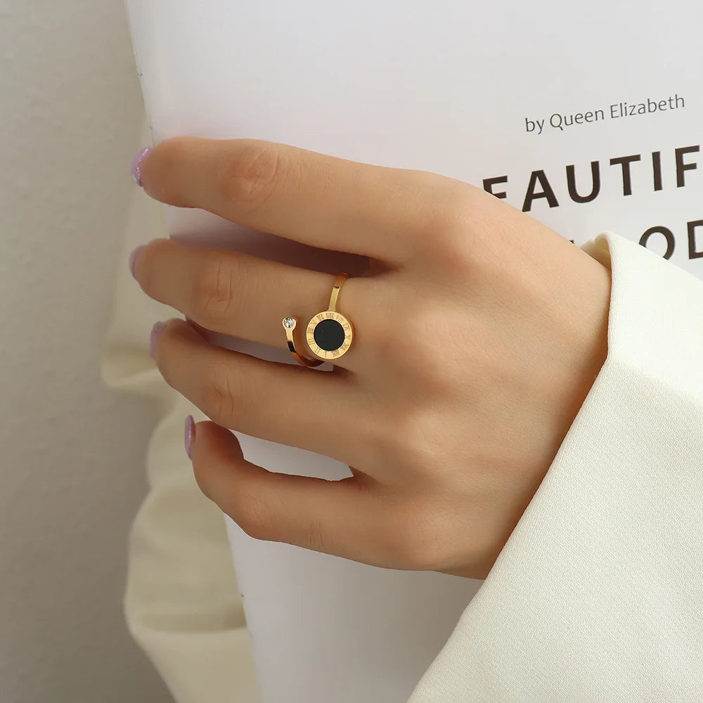 Roman Engraving Ring