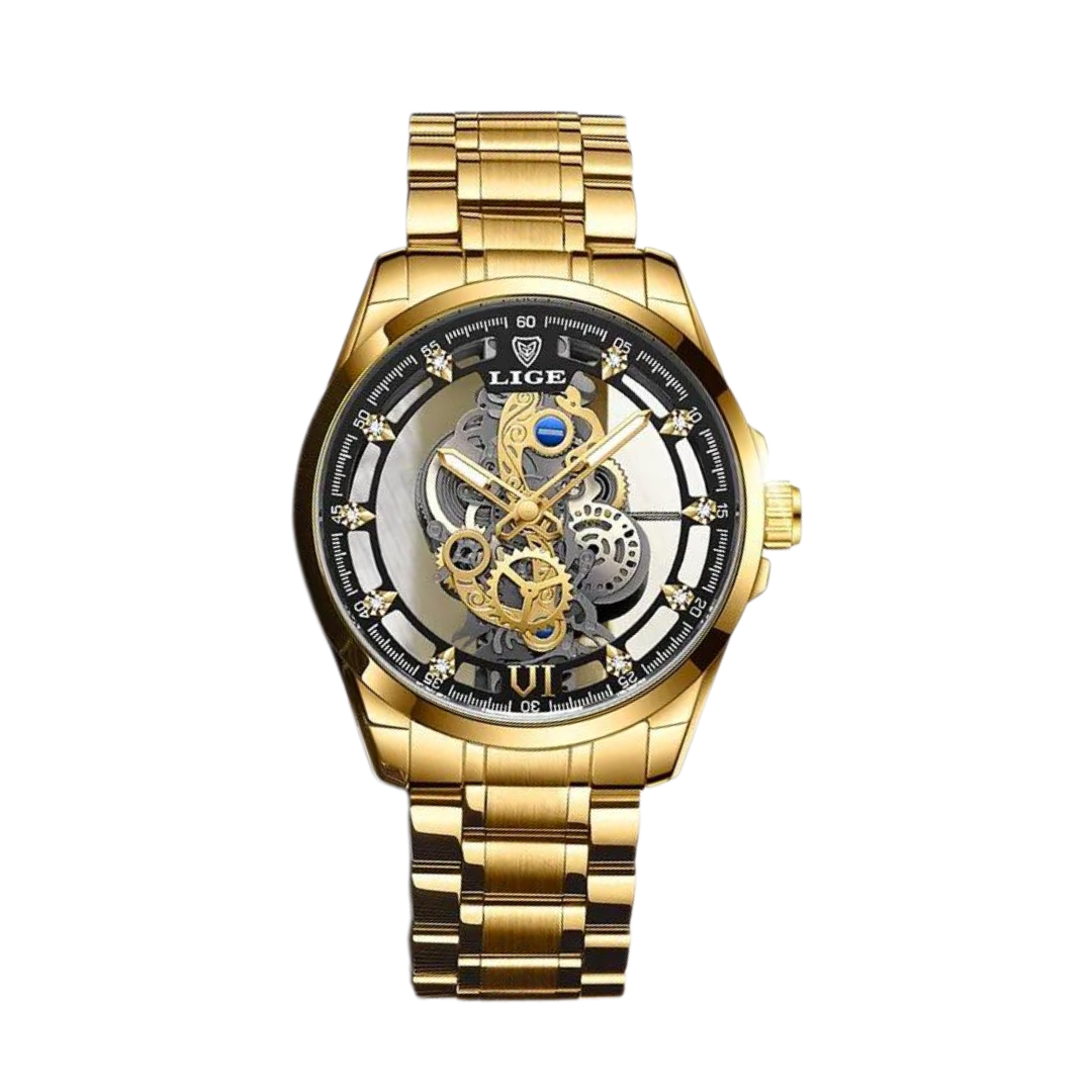 LIGE Skeleton Watch LG8997