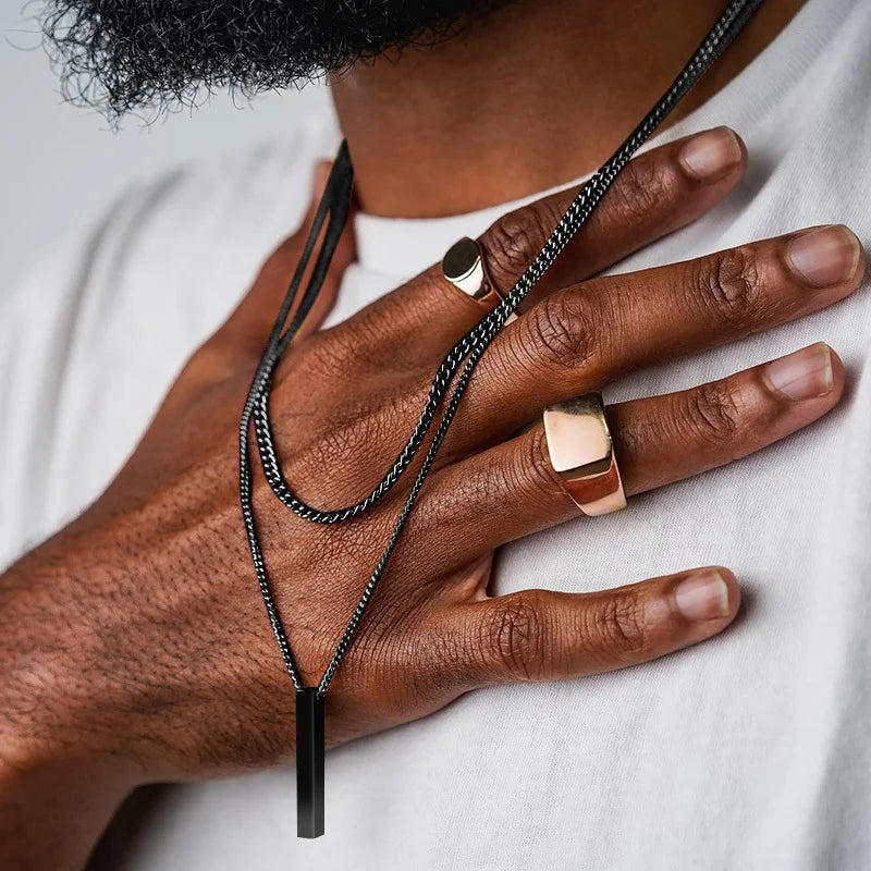 Subtle Obelisk Pendant