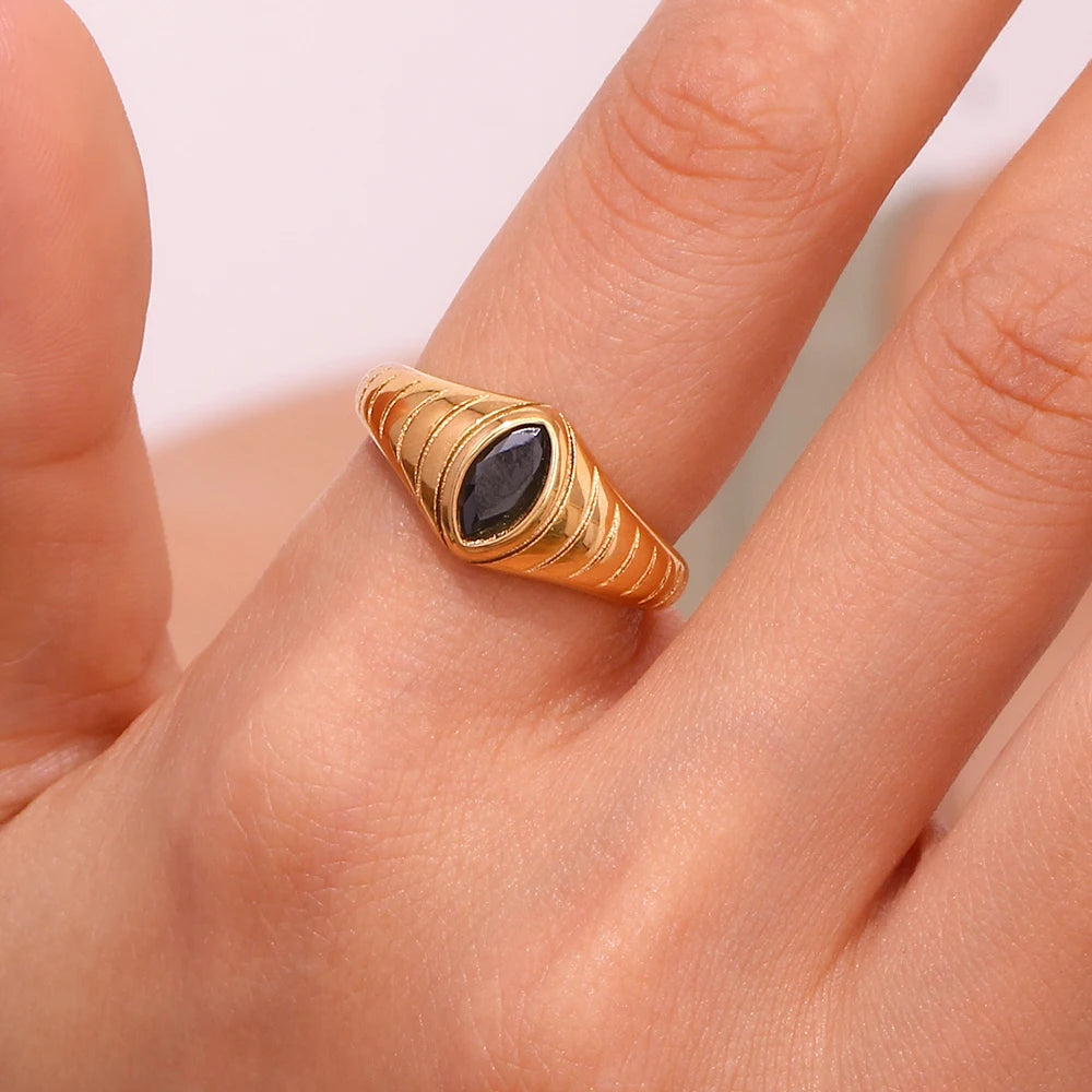Scarab Pyramid Ring