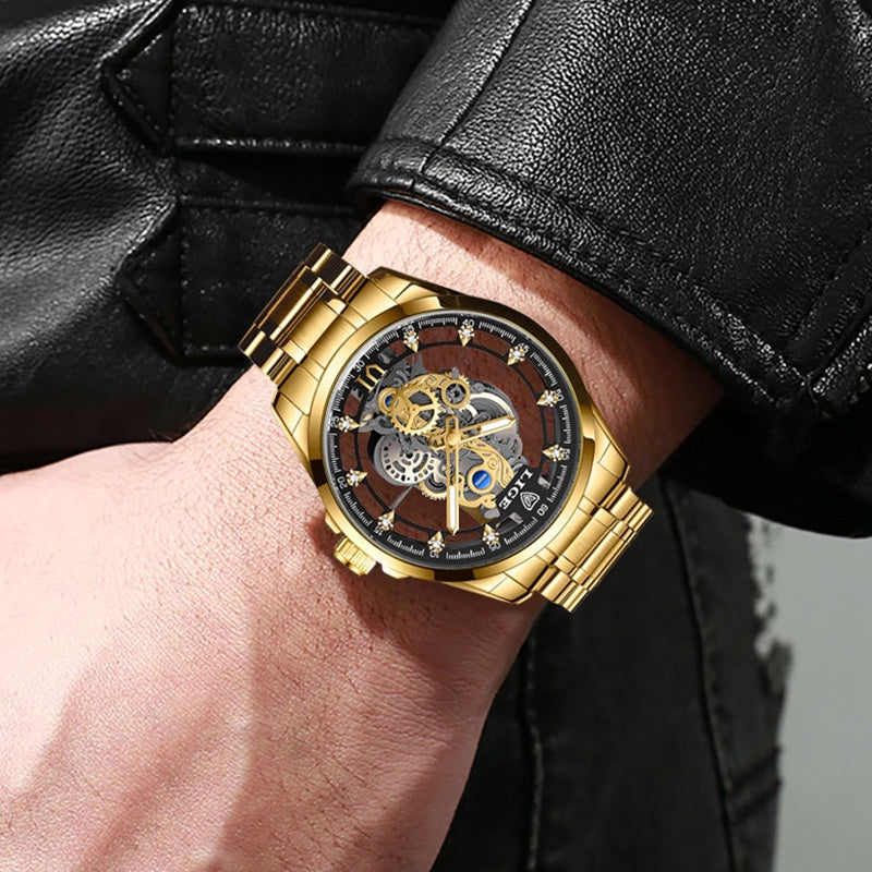 LIGE Skeleton Watch LG8997