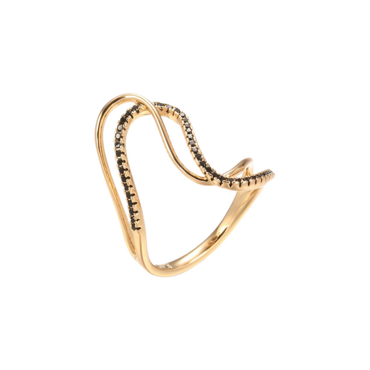 Serpentine Wave Ring