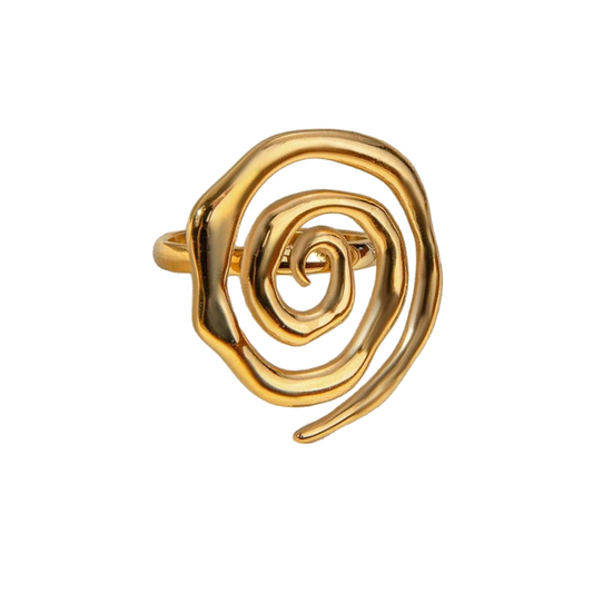 Golden Spiral Ring