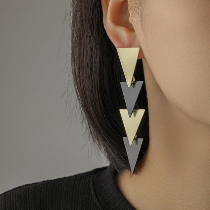 Geometric Harmony Earrings