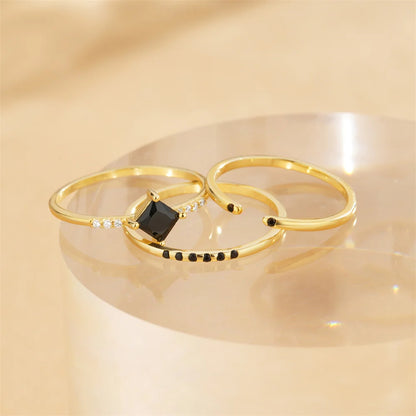 3-Piece Subtle Elegance Rings